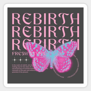 Beautiful Butterfly Rebirth Fresh Start New Beginnings Magnet